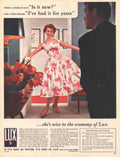 Lux Soap Woman 1 1950s Vintage Retro Advert Poster