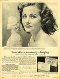 Lux Soap Woman 2 1950s Vintage Retro Advert Poster