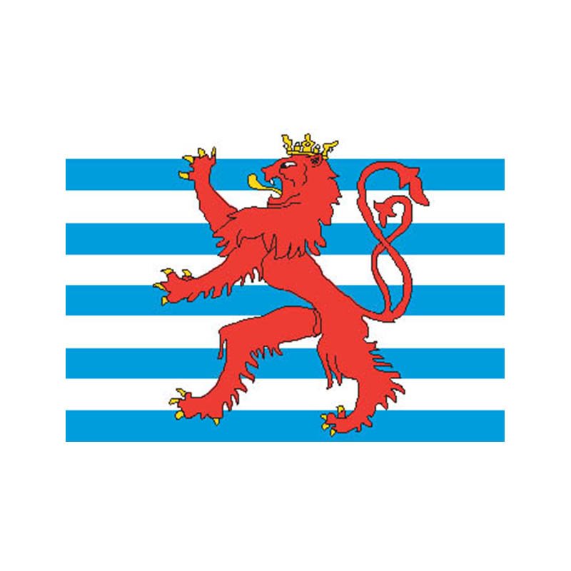 Luxembourg Civil Flag N646 A4 Photo Print