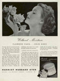 Luxuria Cream Flower 1930s Vintage Retro Advert Poster