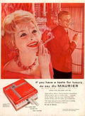 Luxury Cigarette Du 1950s Vintage Retro Advert Poster