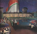 Luxury Liner Night 1930s Vintage Retro Advert Poster