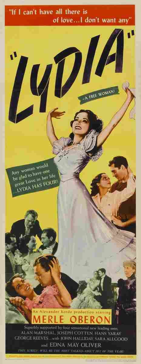 Lydia 1941 03  film star poster A4 Photo Print