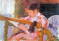 Lydia At The Cord Framework Cassatt A4 Photo Print