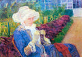 Lydia In The Garden Of Marly Cassatt A4 Photo Print