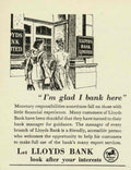 Lyds Bank 1920s 1950s Vintage Retro Advert Poster