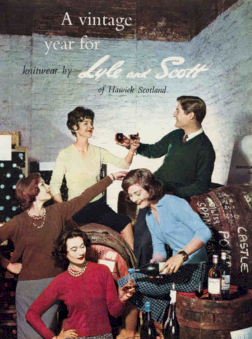 Lyle Scott Wine Vintage Retro Advert Poster A4 Photo Print