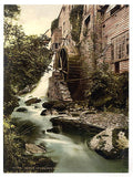 Lyn Mill East Lyn Lynton and Lynmouth Vintage A4 Photo Print