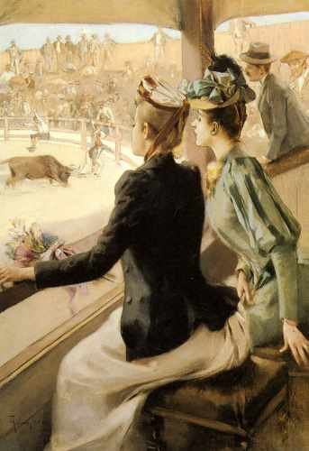 Lynch Albert At The Bullfight A4 Photo Print