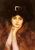 Lynch Albert Portrait Of An Elegant Lady A4 Photo Print