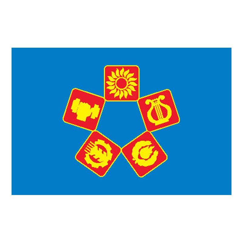 Lyubertsy City Flag N1629 A4 Photo Print