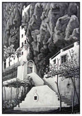 M C Escher San Cosimo Ravello A4 Photo Print