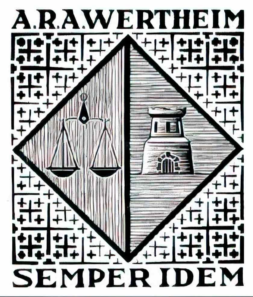 M C Escher bookplate a r a wertheim Art A4 Photo Print