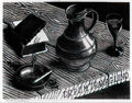 M C Escher bookplate dr p h m travaglino Art A4 Photo Print
