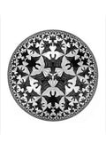 M C Escher circle limit iv 2024 A4 Photo Print