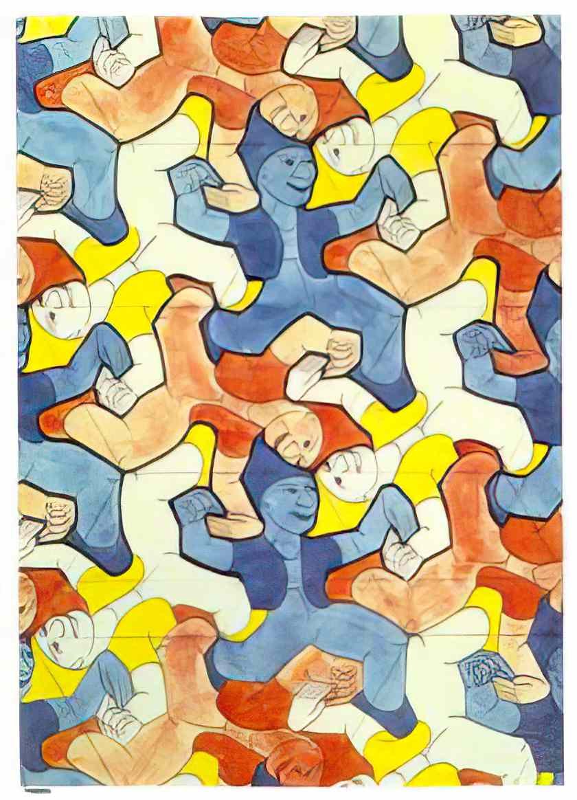 M C Escher 204634 Art A4 Photo Print