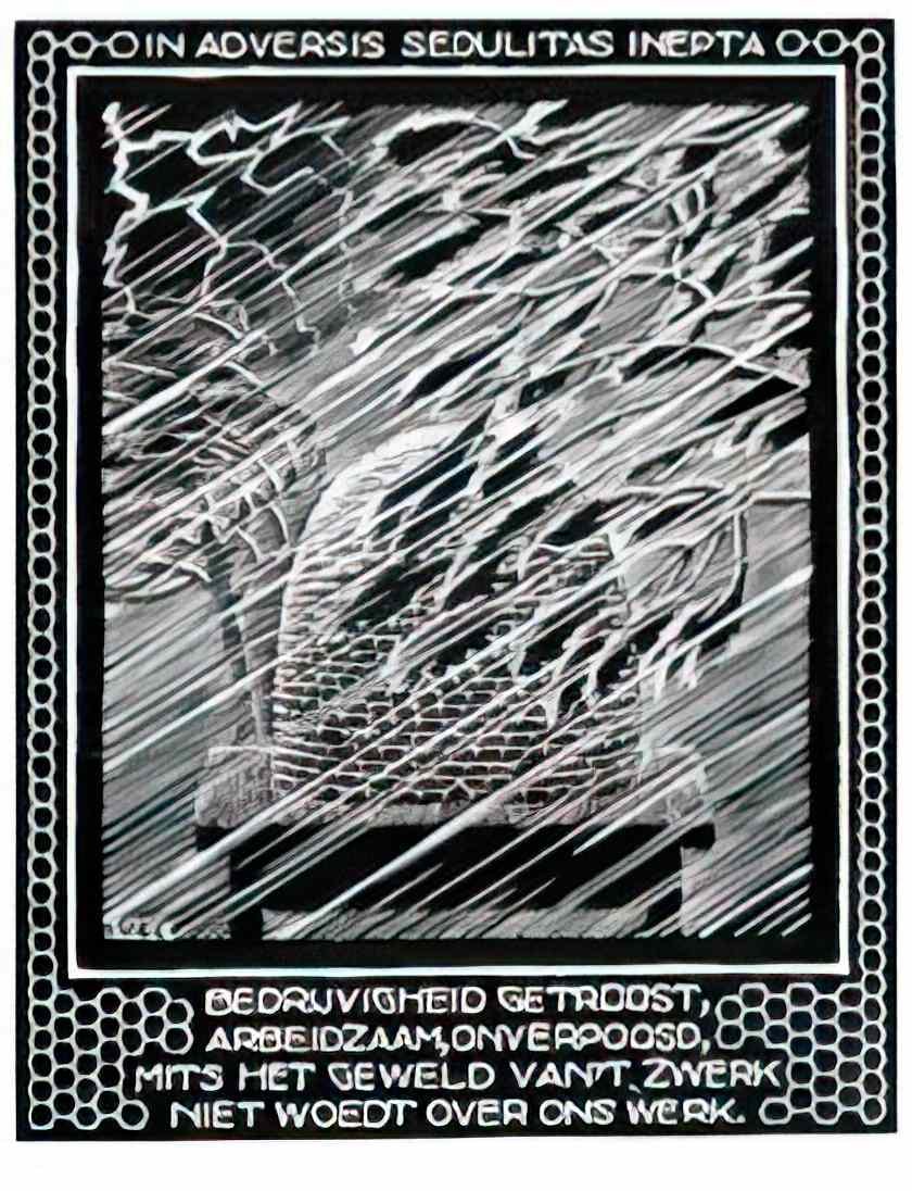 M C Escher 204645 Art A4 Photo Print