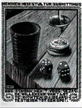 M C Escher 204650 Art A4 Photo Print