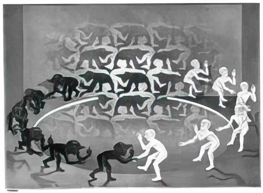 M C Escher 204664 Art A4 Photo Print
