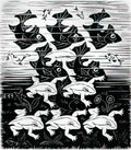 M C Escher 20468 Art A4 Photo Print