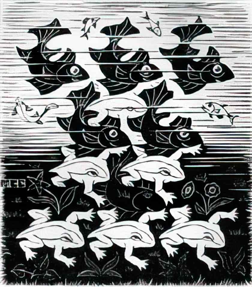 M C Escher 20468 Art A4 Photo Print