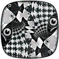 M C Escher 204683 Art A4 Photo Print