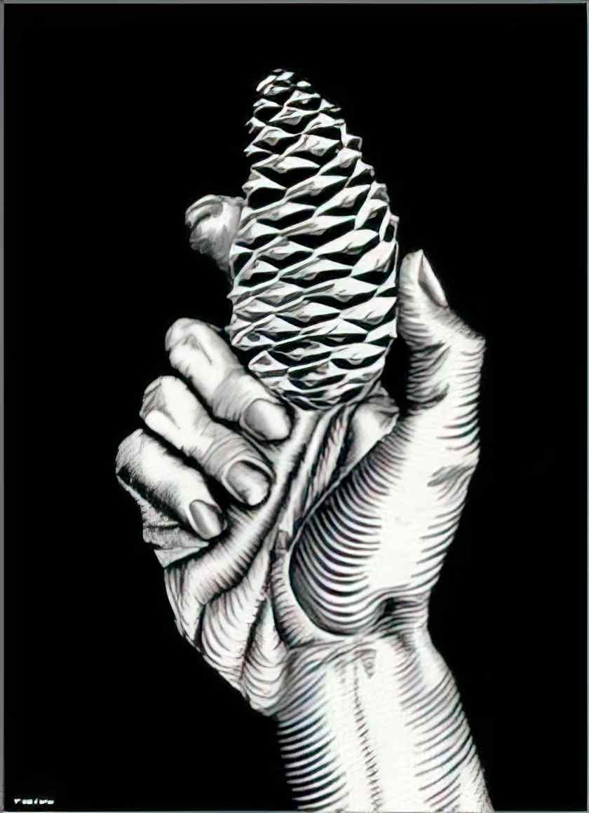 M C Escher 204706 Art A4 Photo Print