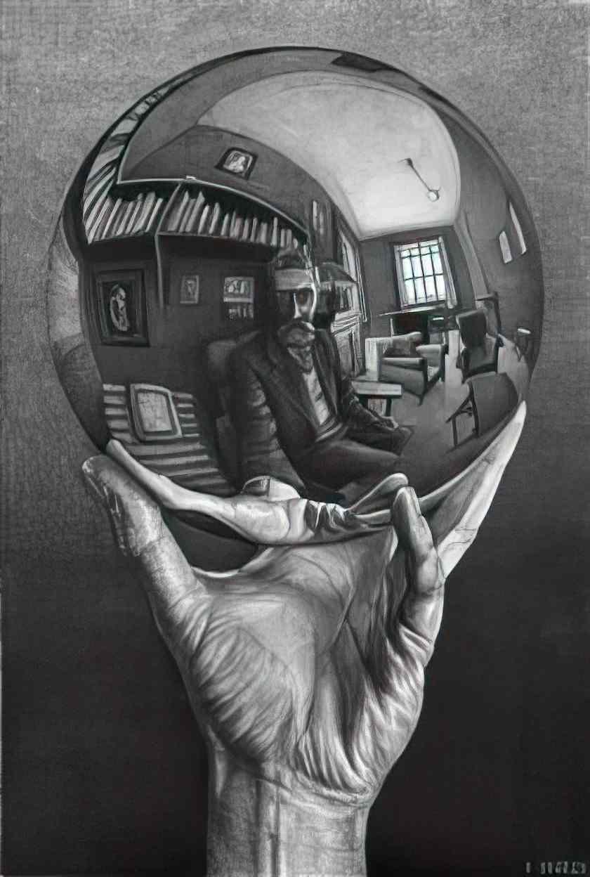 M C Escher 204707 Art A4 Photo Print