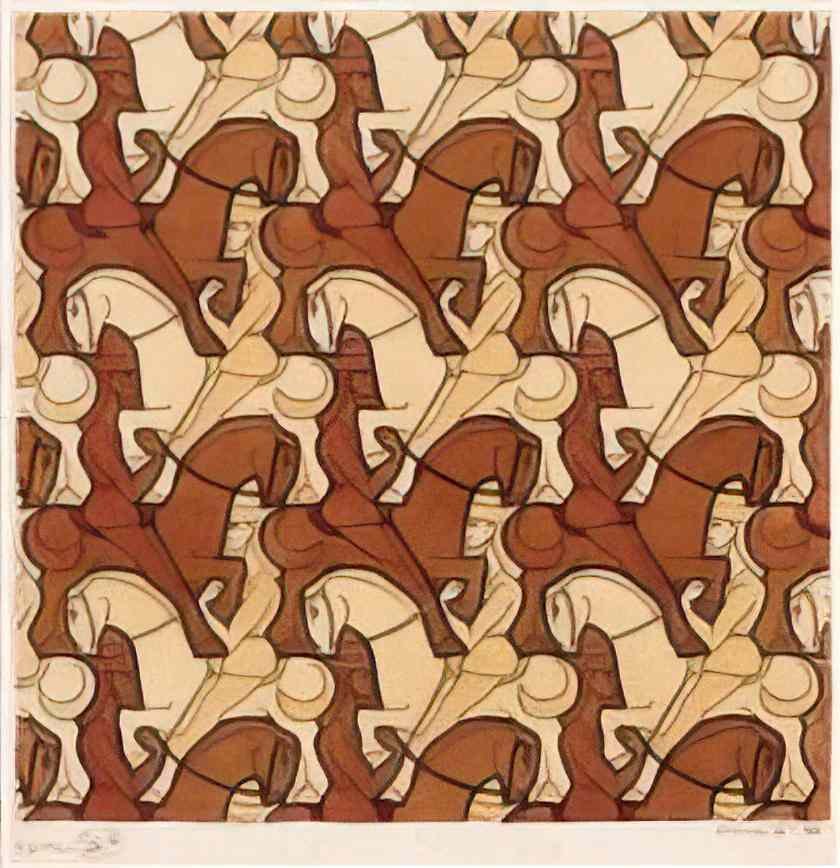M C Escher 204710 Art A4 Photo Print