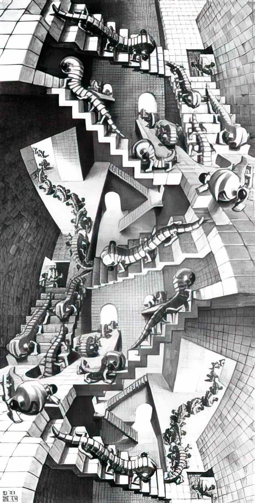 M C Escher 204715 Art A4 Photo Print
