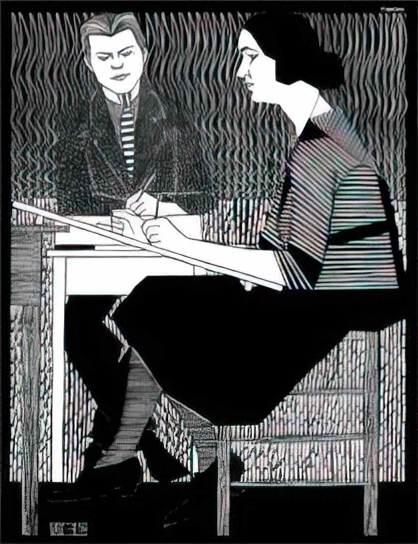 M C Escher 204716 Art A4 Photo Print