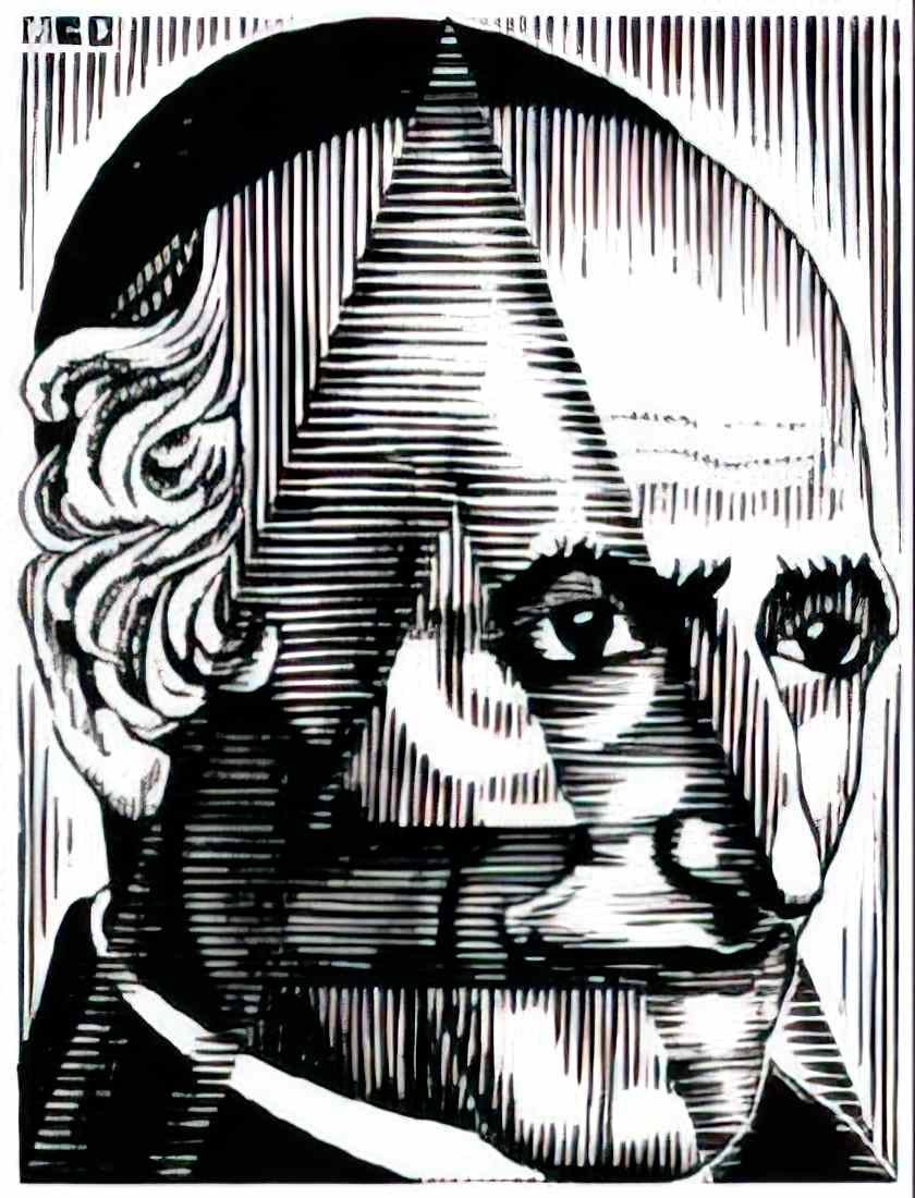 M C Escher 204718 Art A4 Photo Print