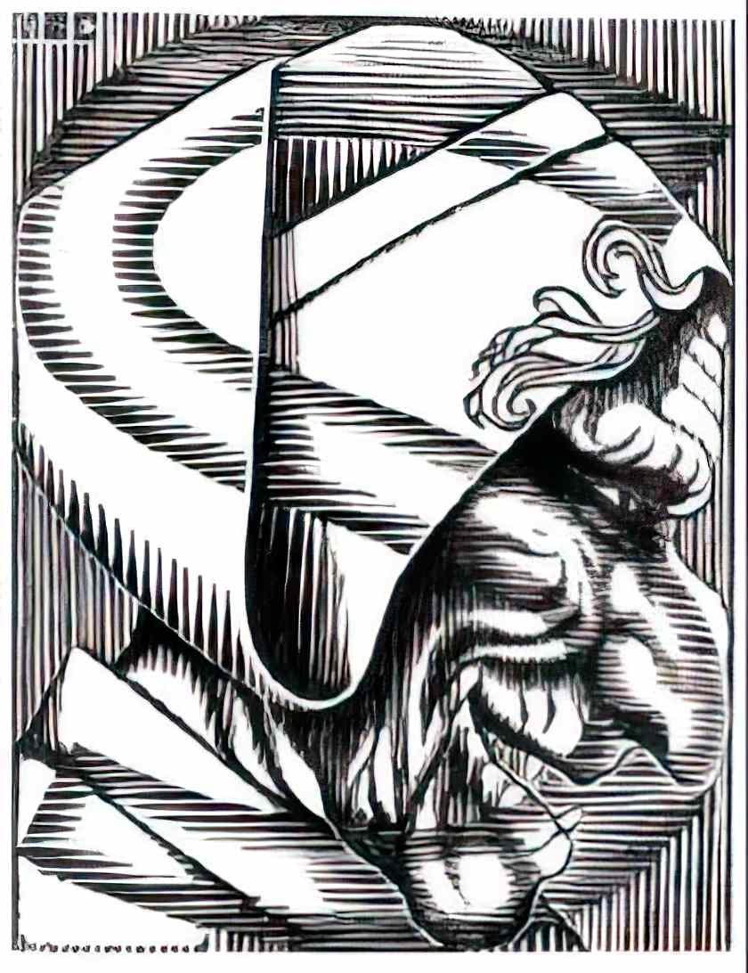 M C Escher 204722 Art A4 Photo Print