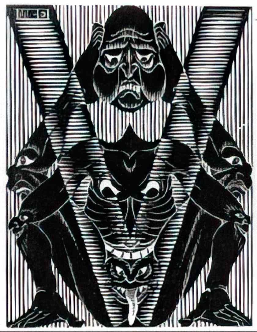 M C Escher 204726 Art A4 Photo Print