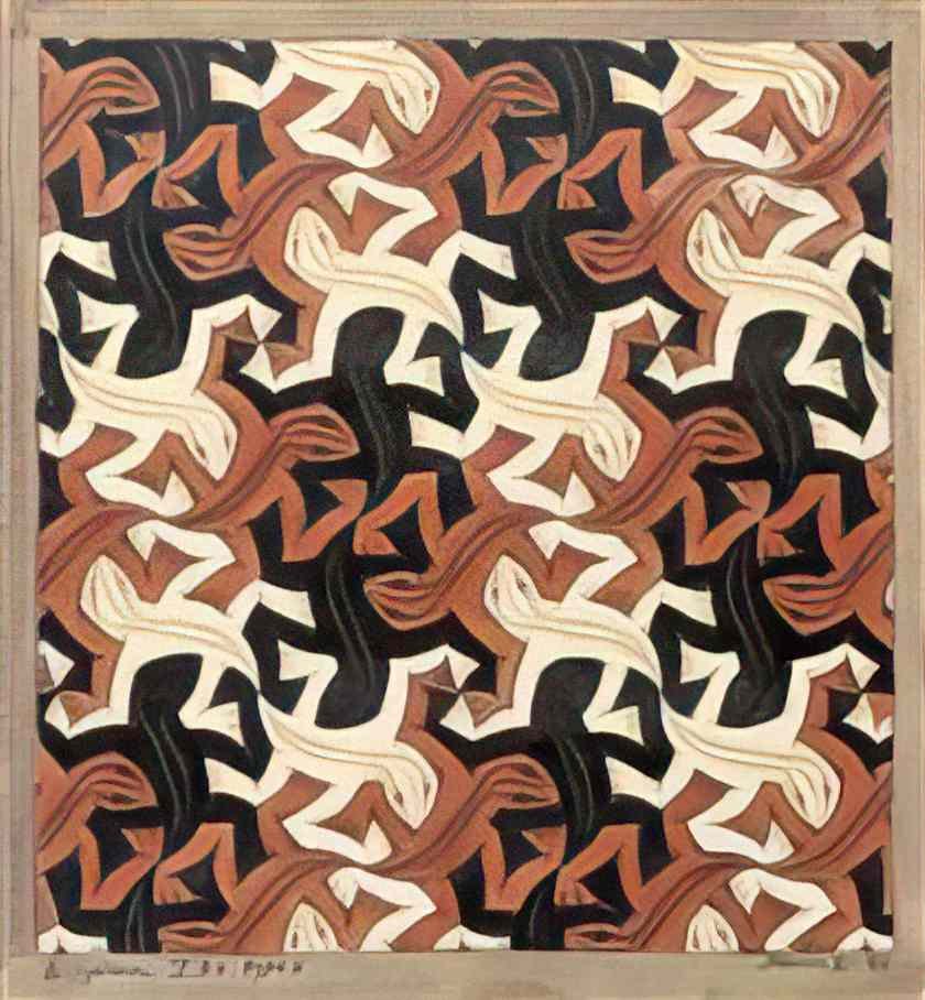 M C Escher 204743 Art A4 Photo Print