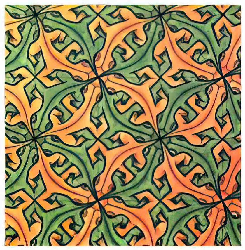 M C Escher 204744 Art A4 Photo Print