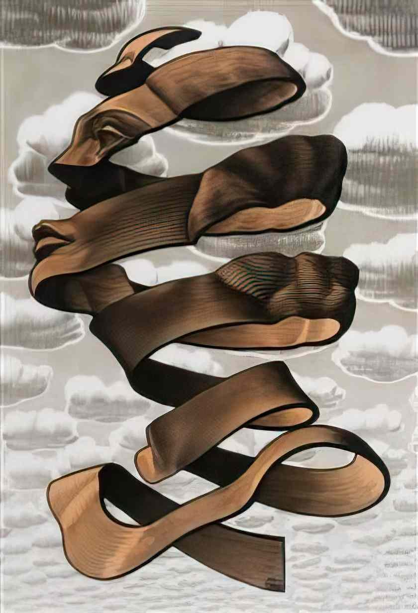 M C Escher 204748 Art A4 Photo Print