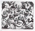 M C Escher castrovalva Art A4 Photo Print