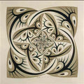 M C Escher development i Art A4 Photo Print