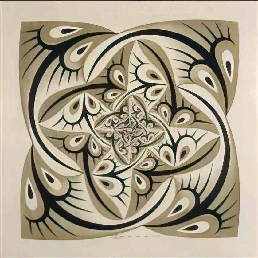 M C Escher development i Art A4 Photo Print