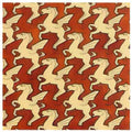 M C Escher development iii Art A4 Photo Print