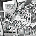 M C Escher emblemata cactus Art A4 Photo Print
