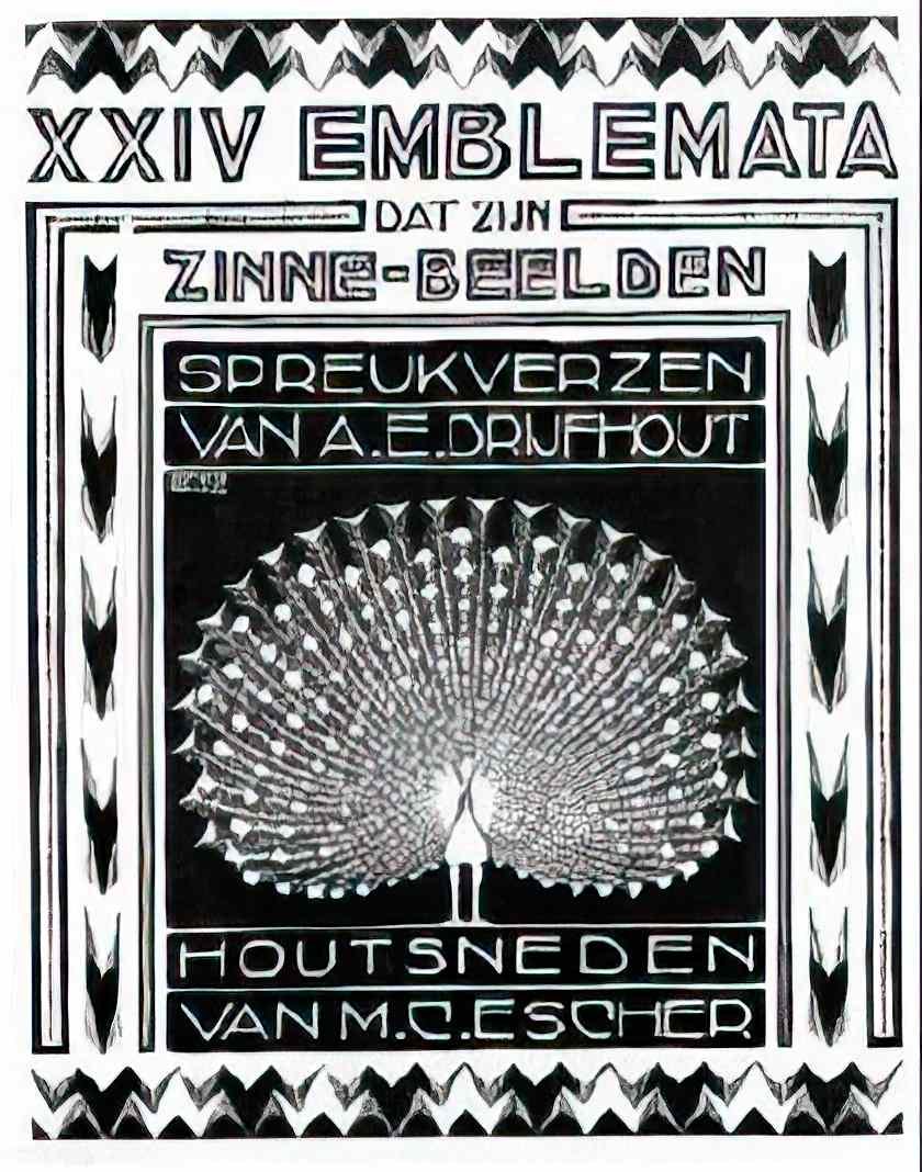M C Escher flor de pascua untitled Art A4 Photo Print