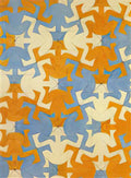 M C Escher knots colour Art A4 Photo Print