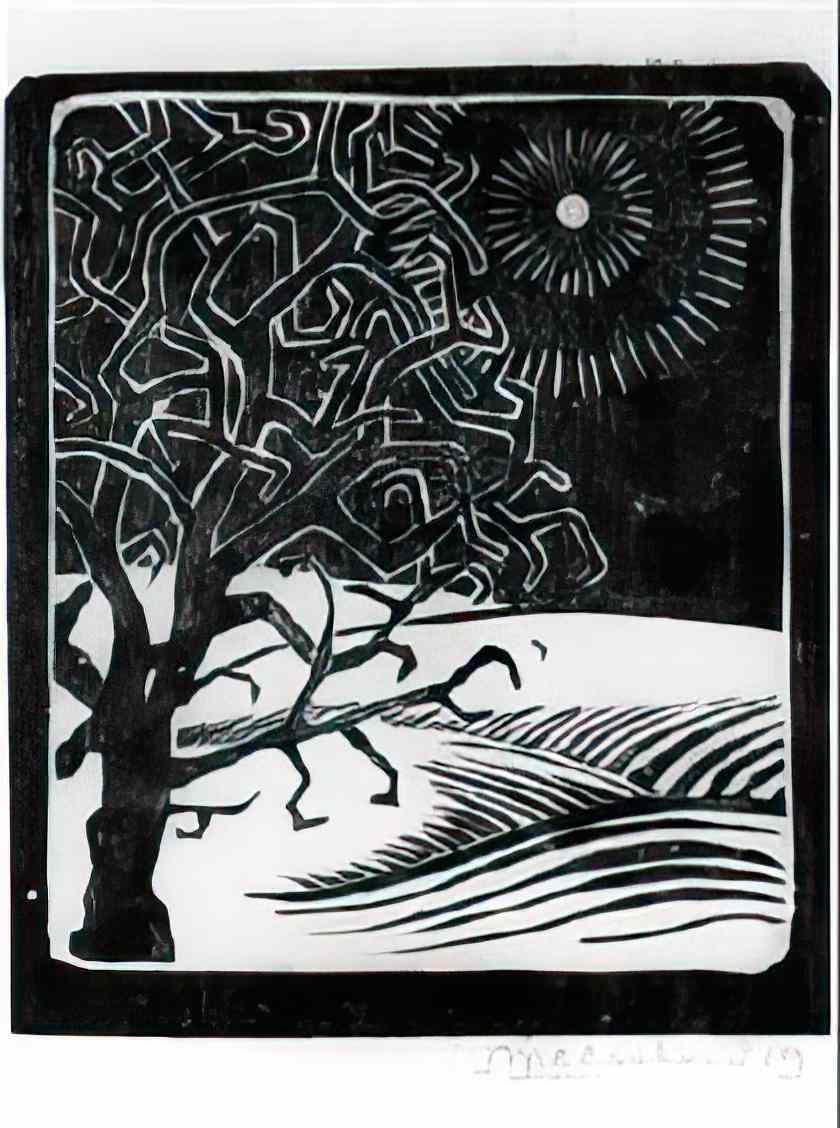 M C Escher M C Escher wild west 1920 Art A4 Photo Print