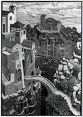 M C Escher M C Escher woods near menton Art A4 Photo Print