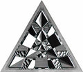M C Escher metamorphosis ii excerpt 3 Art A4 Photo Print