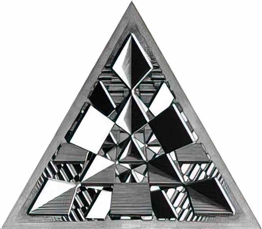M C Escher metamorphosis ii excerpt 3 Art A4 Photo Print