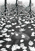 M C Escher metamorphosis ii excerpt 7 Art A4 Photo Print