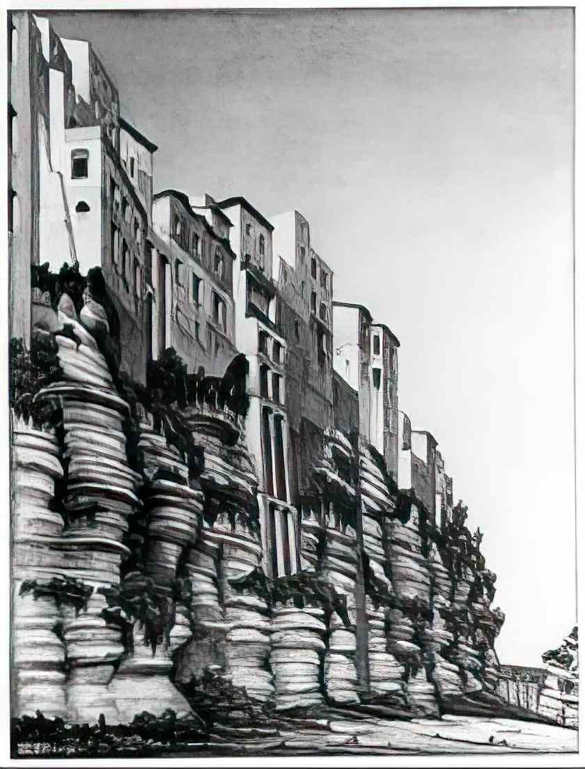 M C Escher metamorphosis iii 1968  Art A4 Photo Print